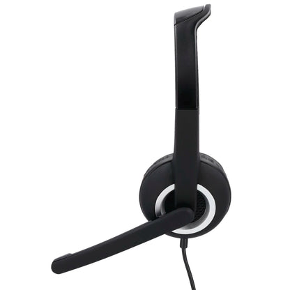 Hama HS-P150 PC Office Stereo Headset with 3.5mm Jack Adapter