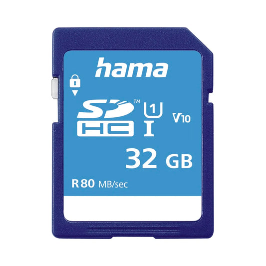 Hama 32GB SDHC Class 10 UHS-I 80MB/s