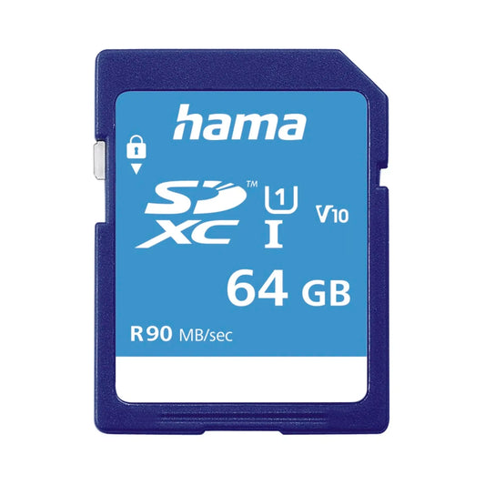 Hama 64GB SDXC Class 10 UHS-I 90MB/s