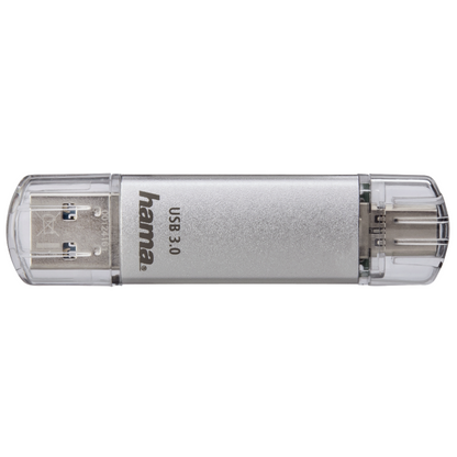 Hama C-Laeta 16GB USB-A & USB-C Memory Pen, Metal Casing, OTG, 40MB/s