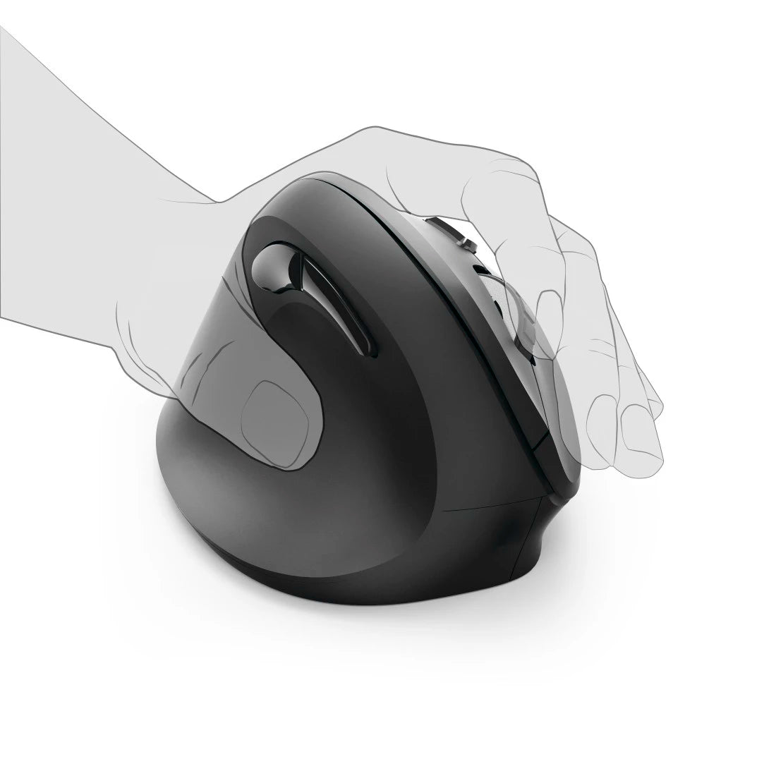 Hama EMW-500 Ergonomic Vertical 6 Button Wireless Mouse - Left Handed