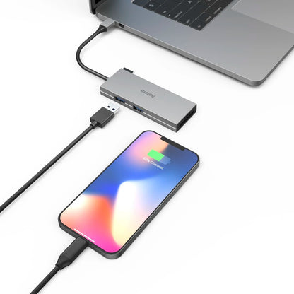 Hama USB-C Multiport Hub, 2 x USB-A, USB-C, 4K UHD HDMI, SD, microSD