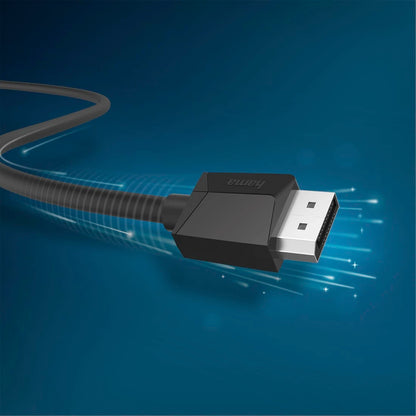 Hama 4K Ultra-HD DisplayPort Cable, DP 1.2, 1.5 Metre