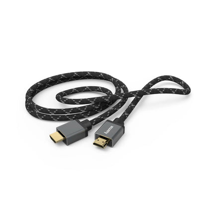 Hama Aluminium 8K Ultra-HD High Speed HDMI Cable, Aramid Fibre Braided