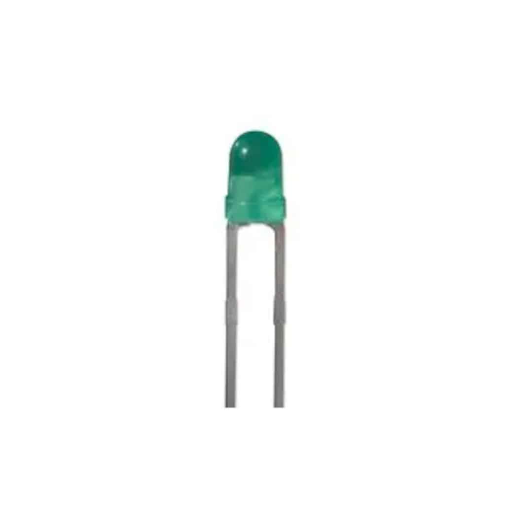 3mm 12V Green LEDs (3 Pack)