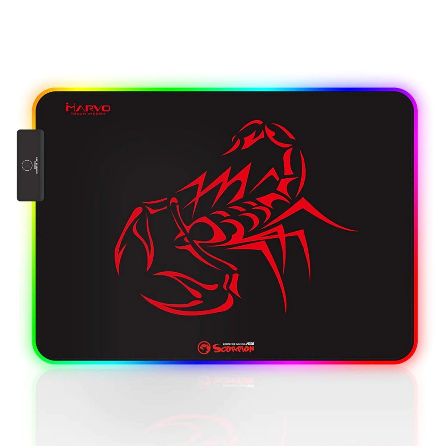 Marvo MG08 RGB Microfiber Gaming Mouse Pad 350mm x 250mm