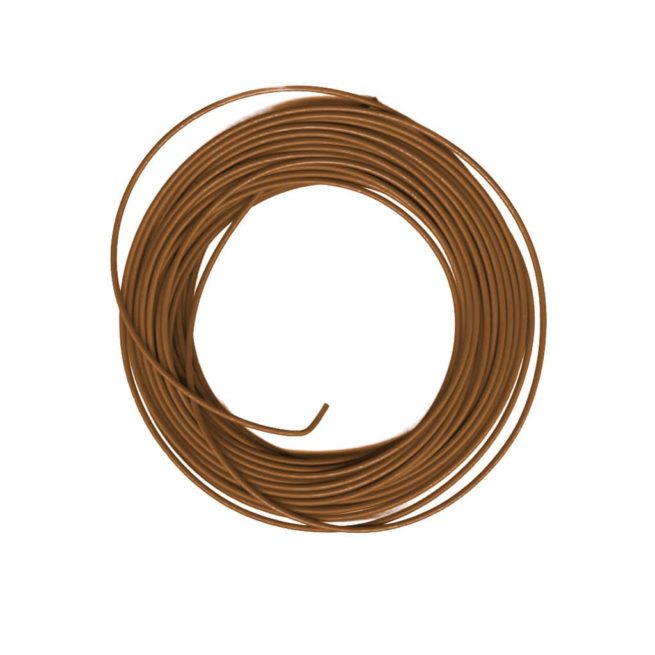 16/0.2mm Stranded Equipment Wire 10m, Brown