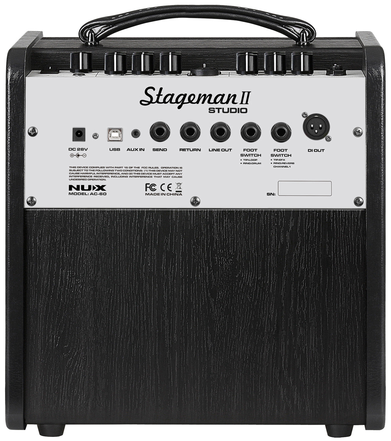 NU-X Stageman II AC-60 Acoustic Amplifier