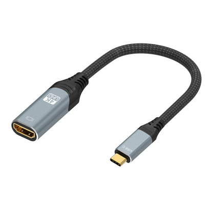 Prevo 4K UHD Braided USB-C to HDMI Adapter