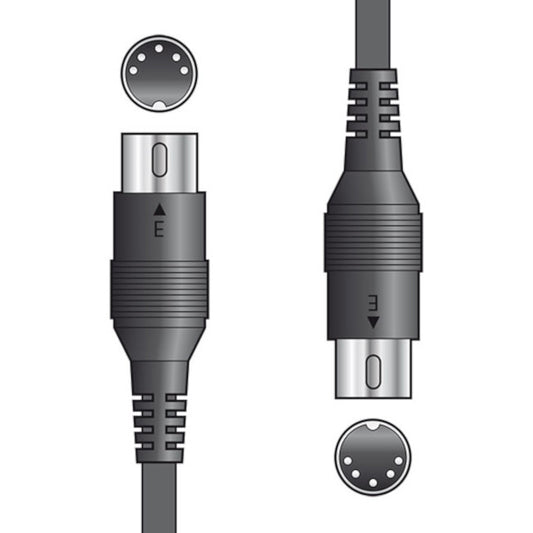 Chord / Citronic 5-Pin DIN to 5-Pin DIN Midi Lead