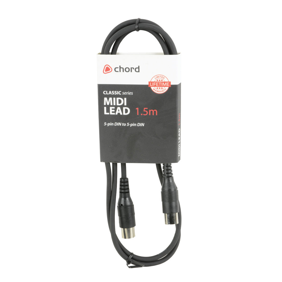 Chord / Citronic 5-Pin DIN to 5-Pin DIN Midi Lead