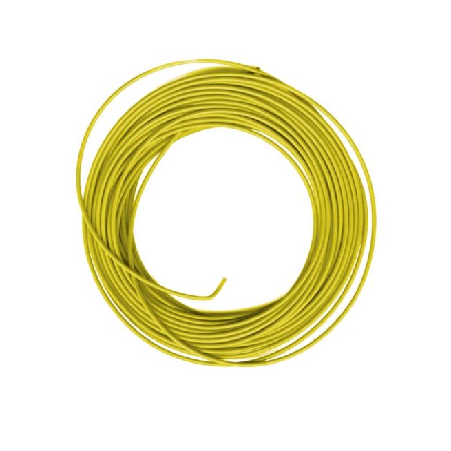 24/0.2mm Stranded Equipment Wire 10m, Yellow