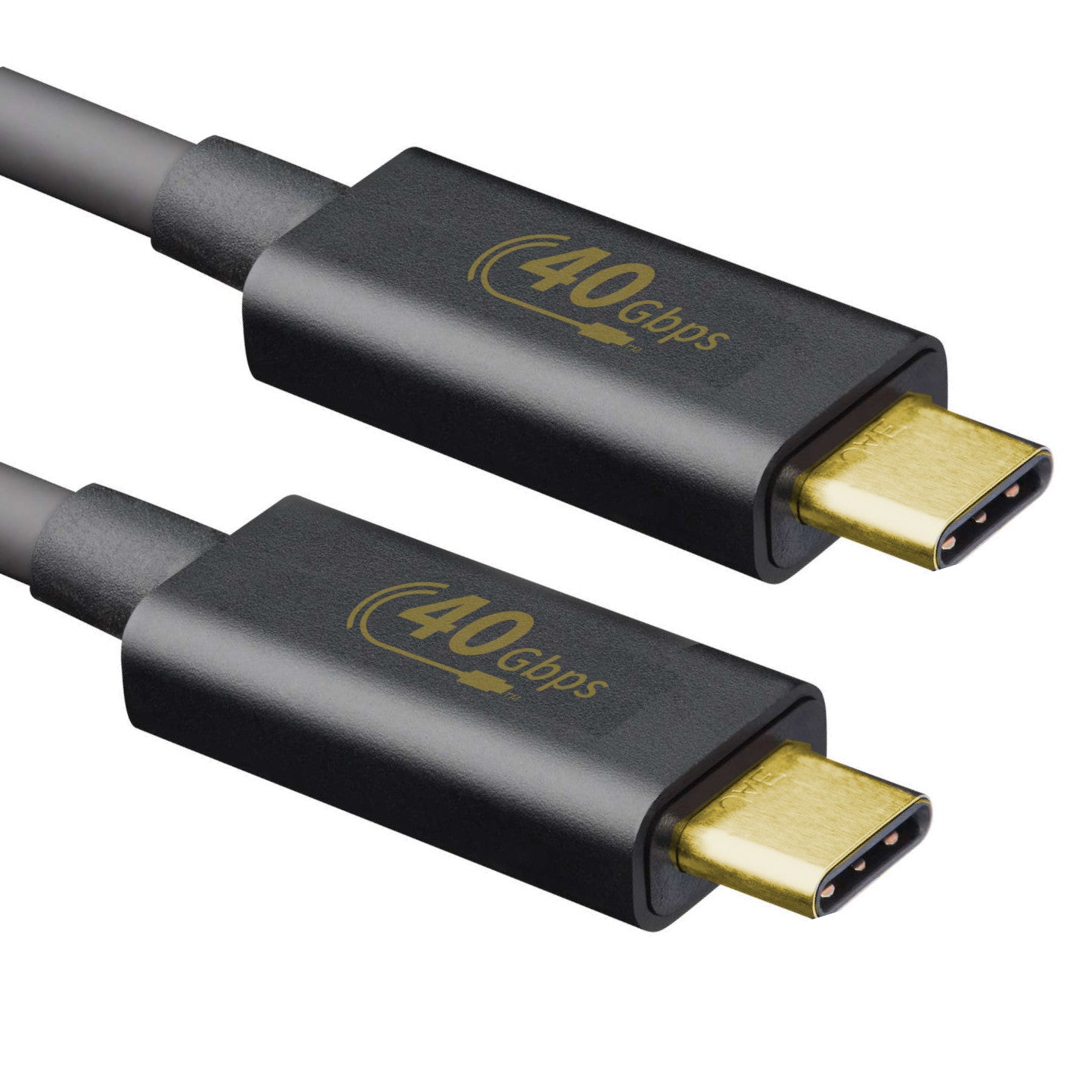 Certified USB4 40Gbps 240W Type-C to Type-C Cable with EPR Gold Plated