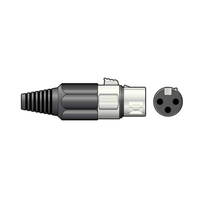 3 Pin XLR Female Socket