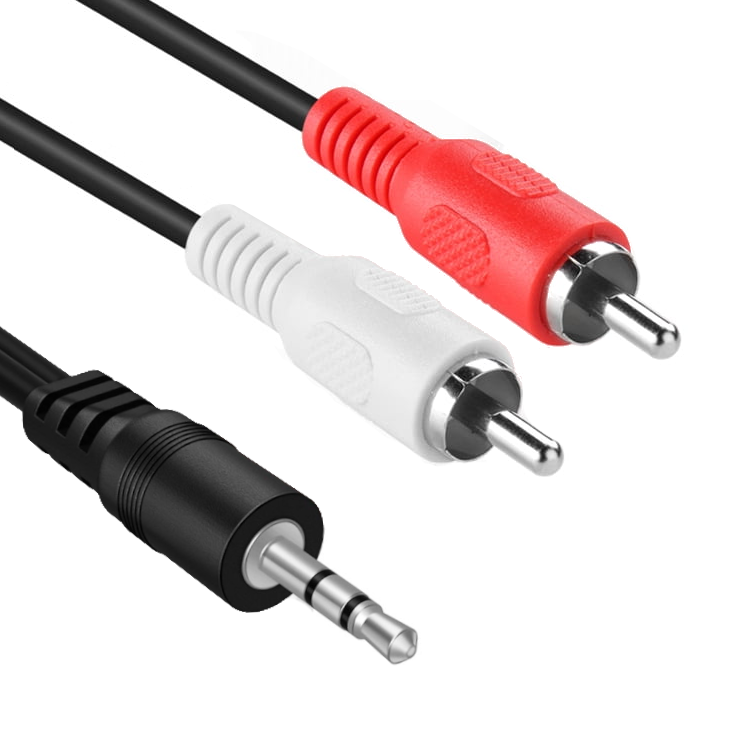 AV:Link 3.5mm Stereo Jack to Twin Phono RCA Audio Cable