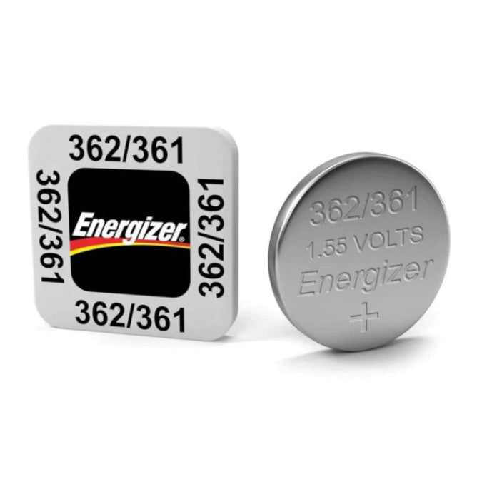 361/362/721/SR58 Energizer Silver Oxide Coin Cell Battery, 1.55V