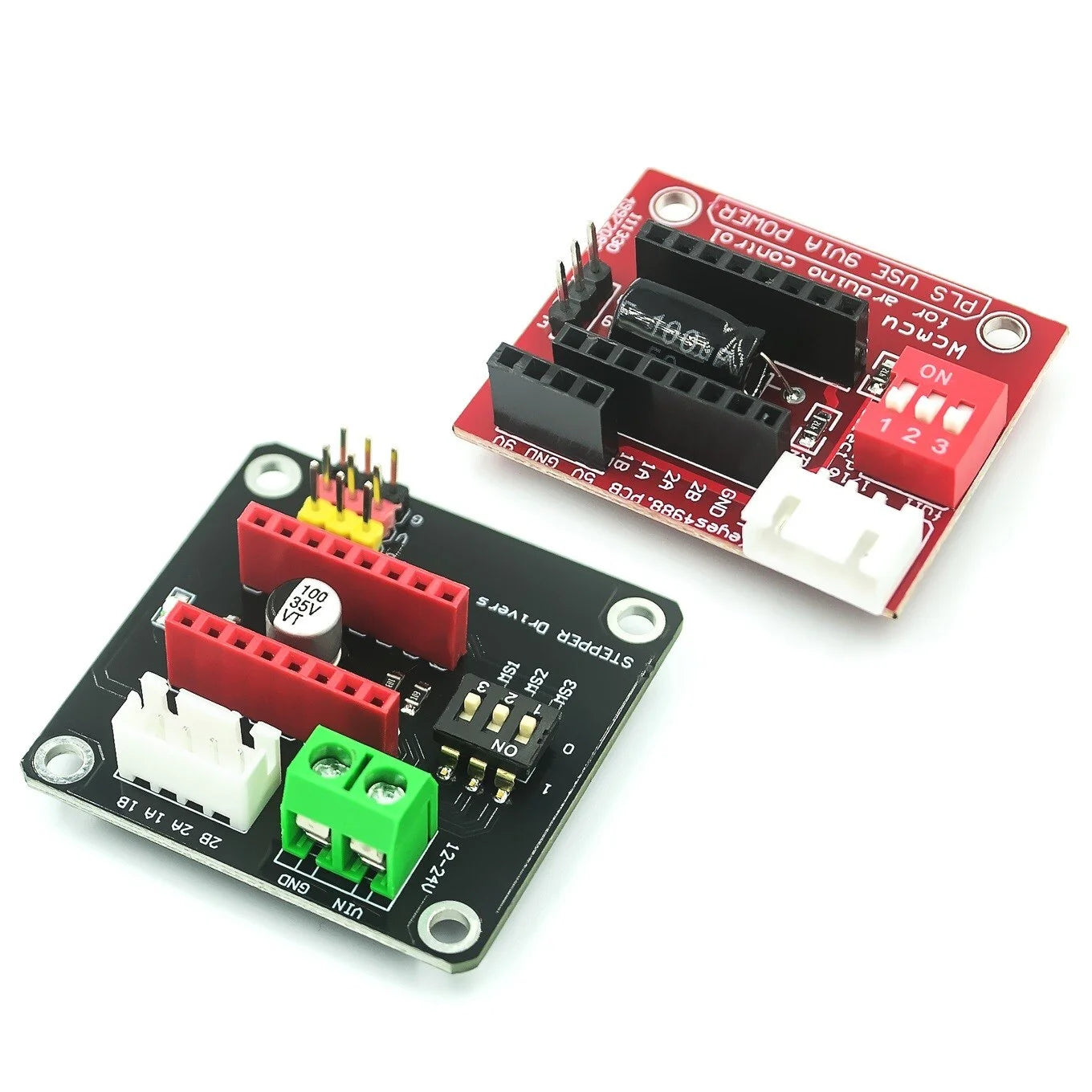 42 Stepper Motor Driver for DRV8825 and A4988, Black