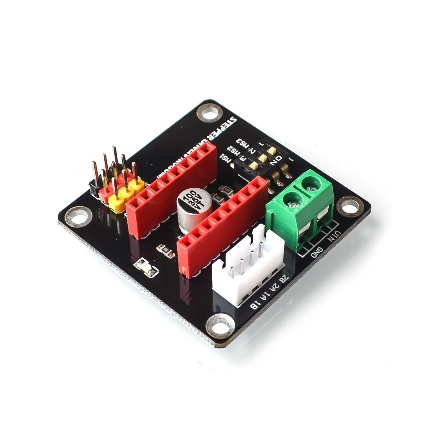 42 Stepper Motor Driver for DRV8825 and A4988, Black