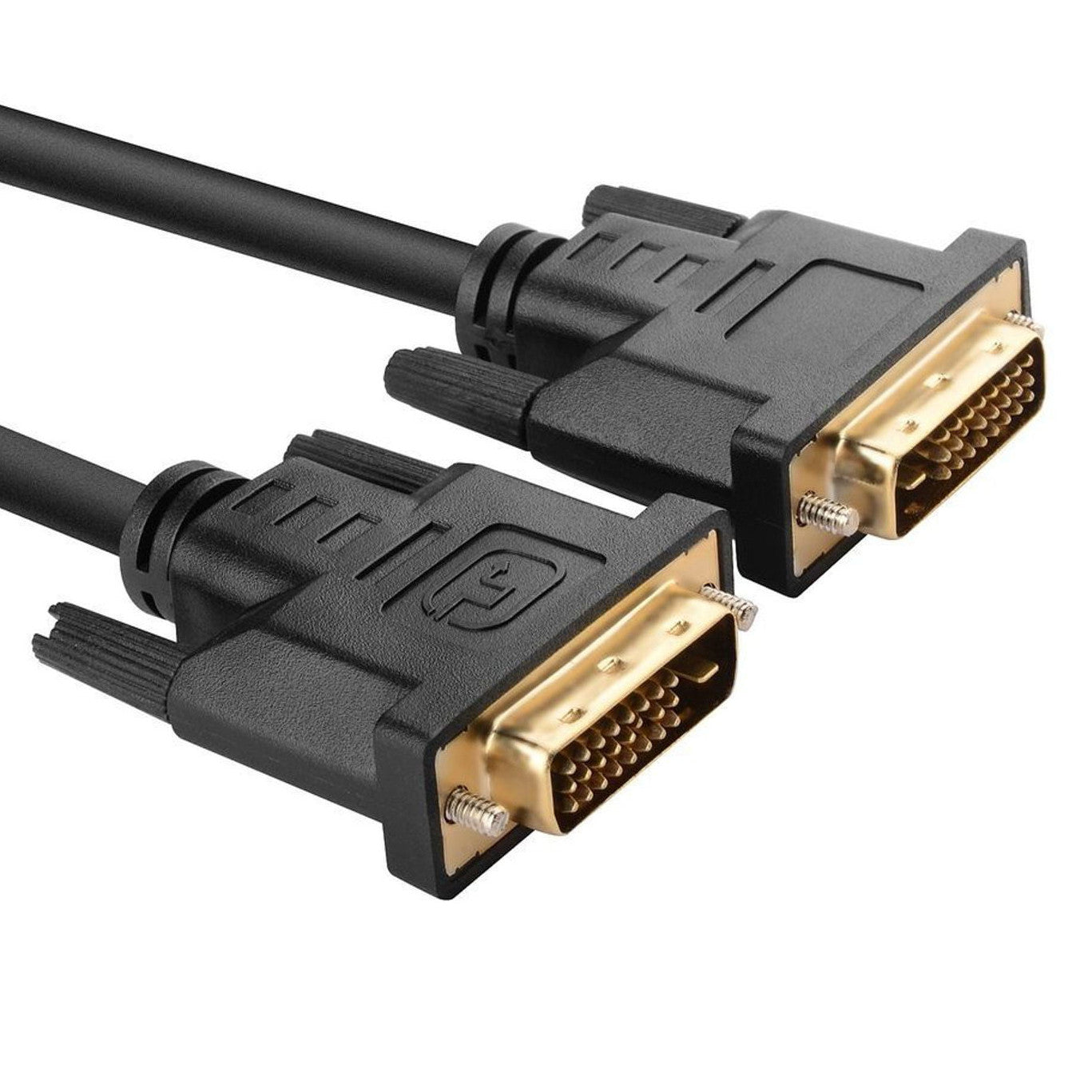 4K UHD DVI-D Dual Link Cable Gold Plated
