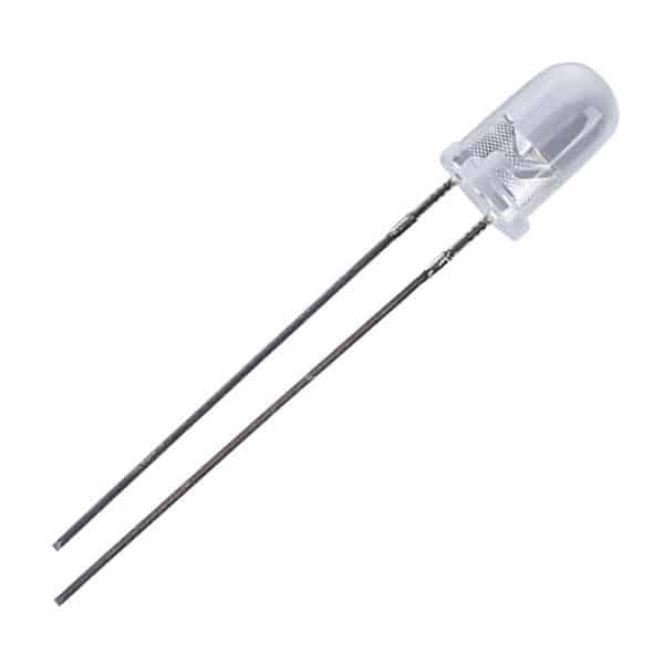 5mm 3.5V Blue LEDs 2200mcd (5 Pack)