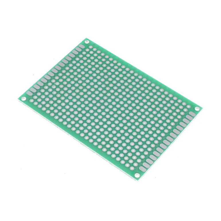 5x7cm Double Sided PCB Breadboard 2.54mm Pitch