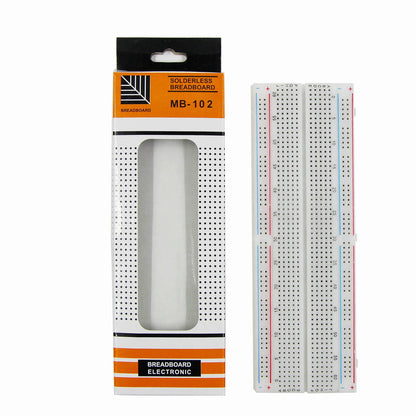 830 Tie Point Breadboard 156 x 55 x 10mm, 2.54mm Pitch