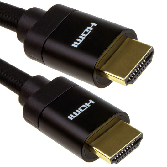 8K 60Hz UHD HDMI v2_1 Cable Gold Plated Black