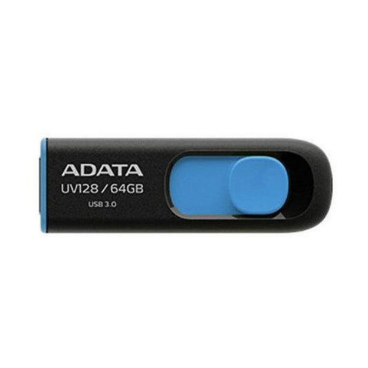 Adata 64GB UV128 USB 3.2 Flash Drive, Retractable, Capless