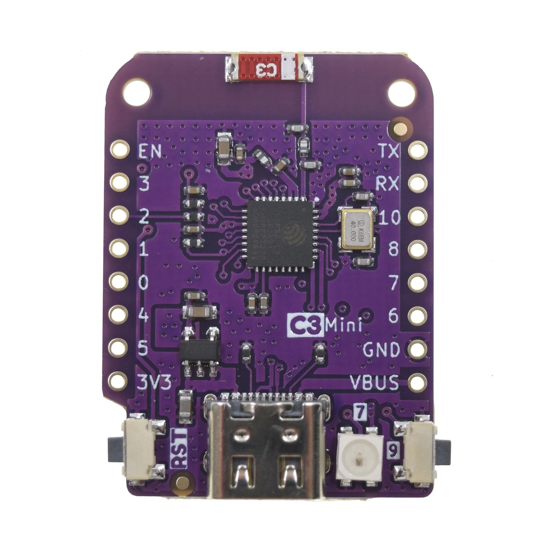 C3 Mini V2.1.0 – LOLIN WIFI Bluetooth LE BLE IOT Board ESP32-C3 4MB FLASH