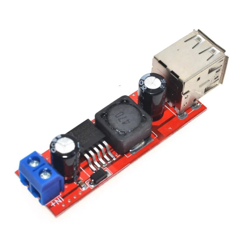 Dual USB DC 6V-40V To 5V 3A Charge Step Down Converter Module