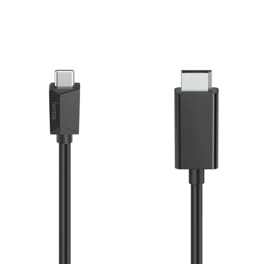 Hama 4k Ultra-HD USB-C Plug to DisplayPort Cable, 1.5 Metre