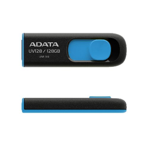 Adata 128GB UV128 USB 3.2 Flash Drive, Retractable, Capless