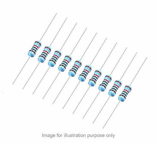 680K 0.5W Metal Film Resistors (10 Pack)