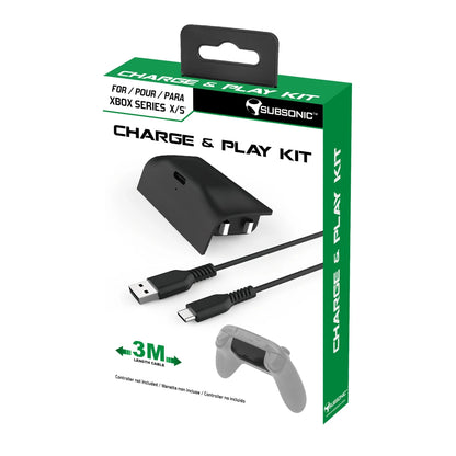 Subsonic XBOX Series X/S/One Controller Charge & Play Kit