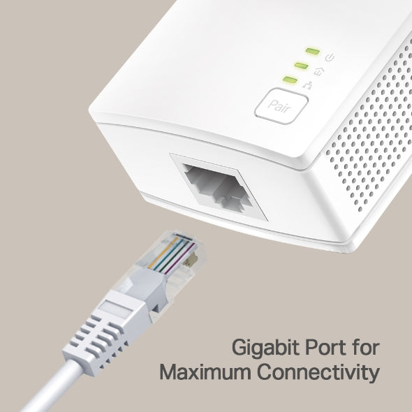 TP-LINK AV1000 Gigabit Powerline Adapter Kit, AV2 (TL-PA717 KIT)