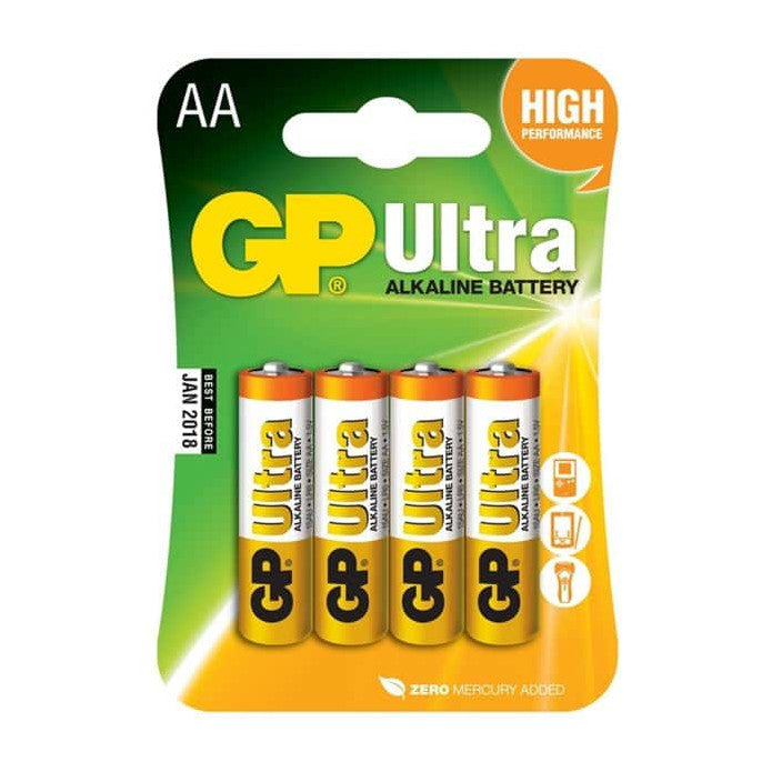 AA GP Ultra Battery (4 Pack)