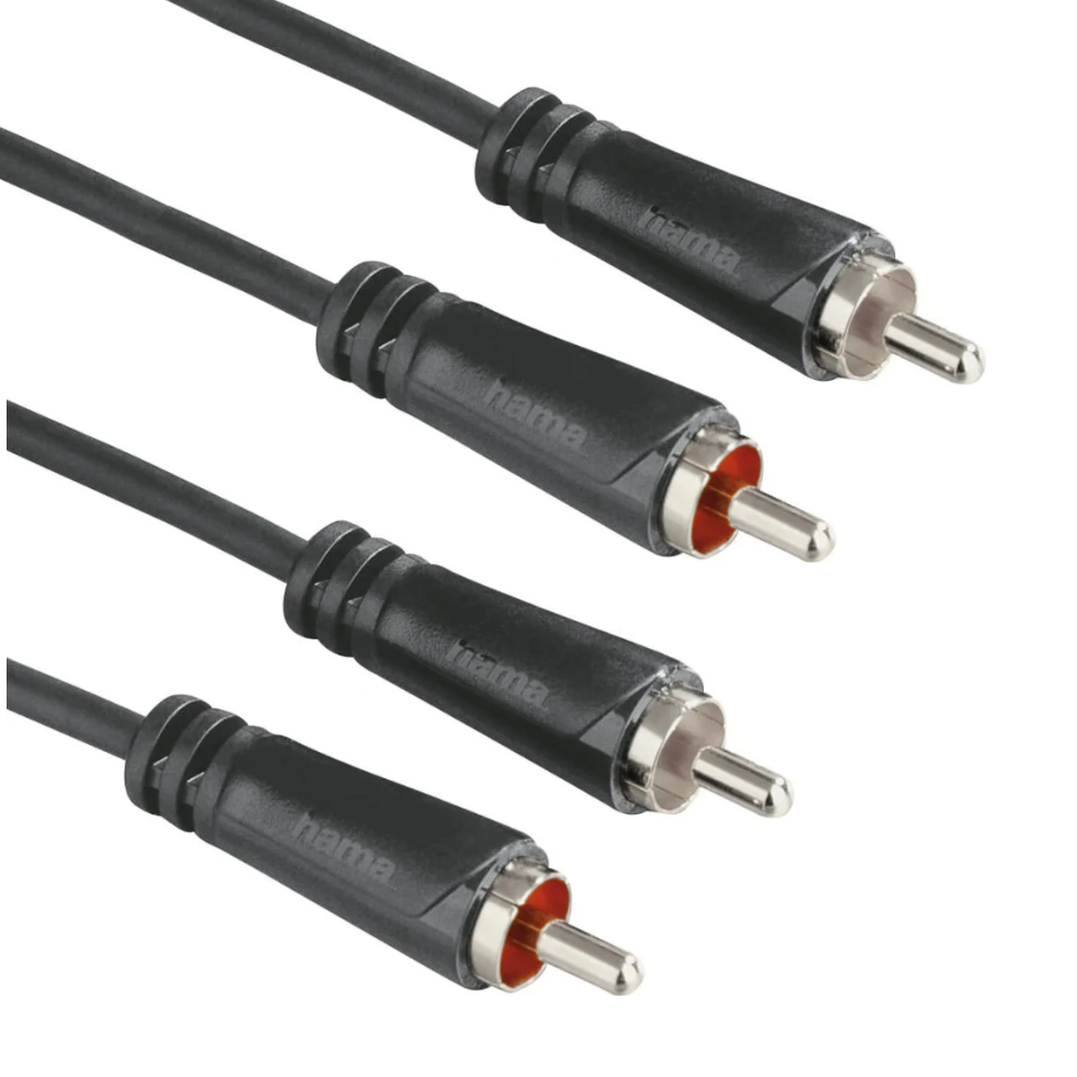 Hama Twin Phono RCA to Twin Phono RCA Audio Cable