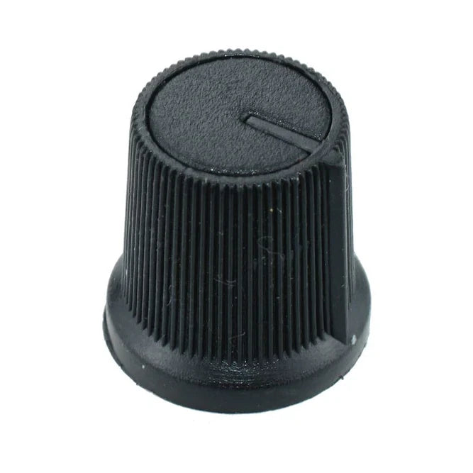 Black 6mm Pointer Knob