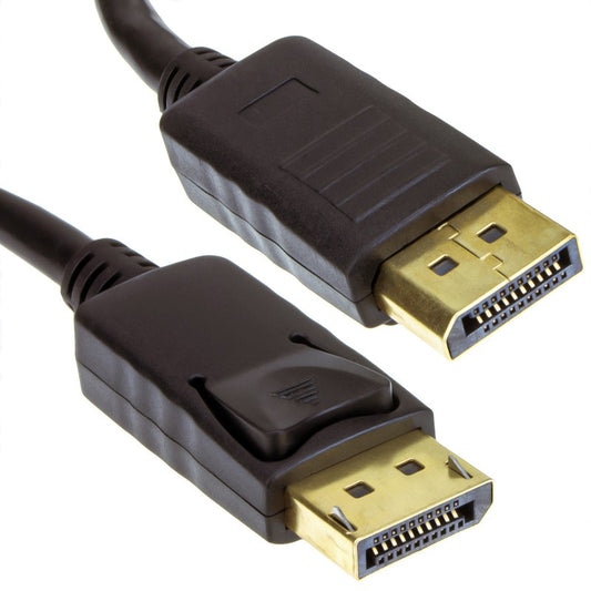 Locking Gold Plated DisplayPort Cable