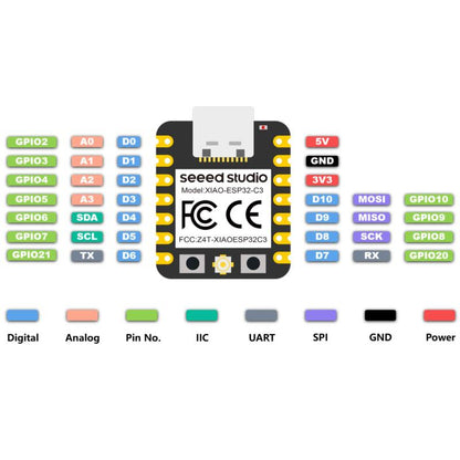 Seeed Studio XIAO ESP32-C3 Arduino Development Board WIFI Bluetooth 5.0