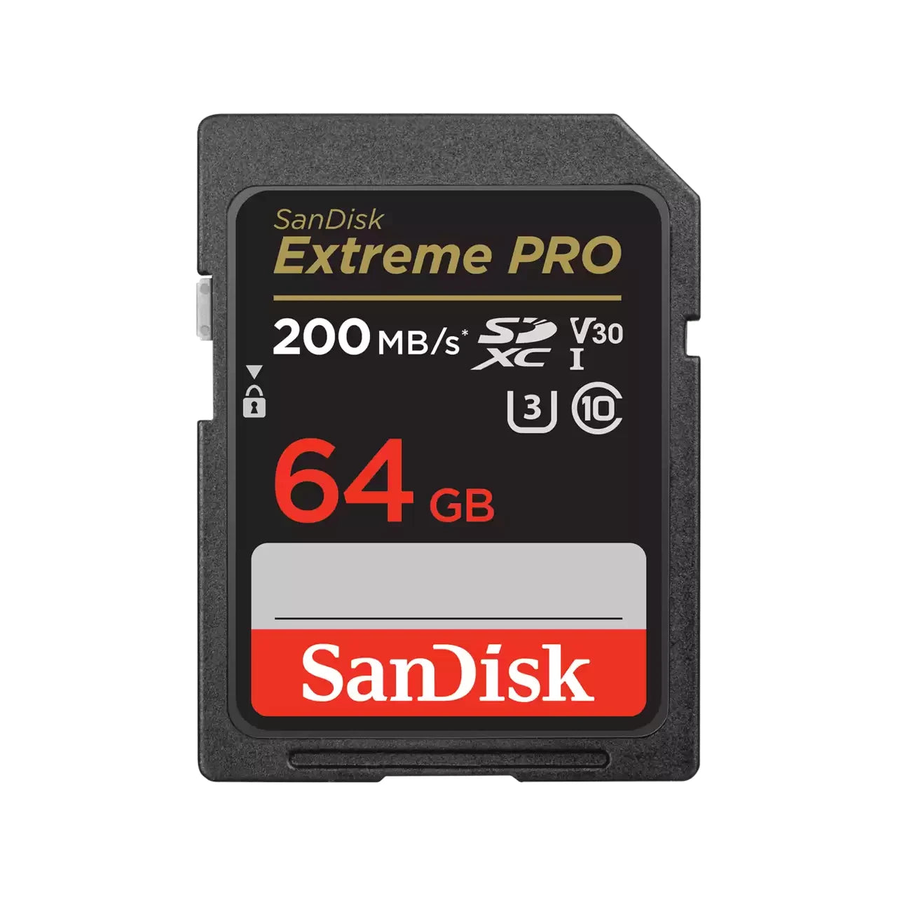 SanDisk 64GB Extreme PRO SDXC UHS-I Card, 200MB/s