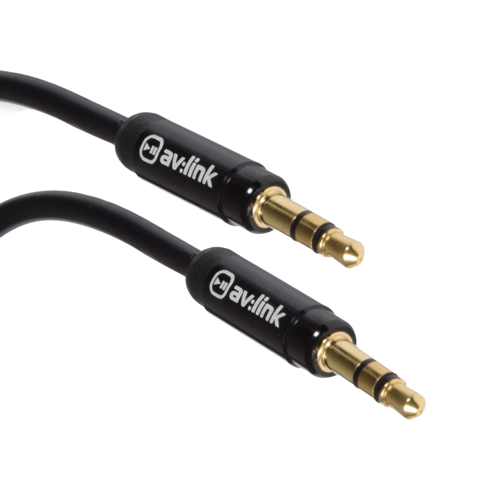 AV:Link Gold Plated 3.5mm Stereo Jack Audio Cable