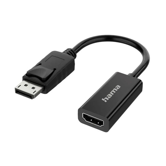 Hama  Ultra-HD 4K Video Adapter, DisplayPort Plug - HDMI Socket