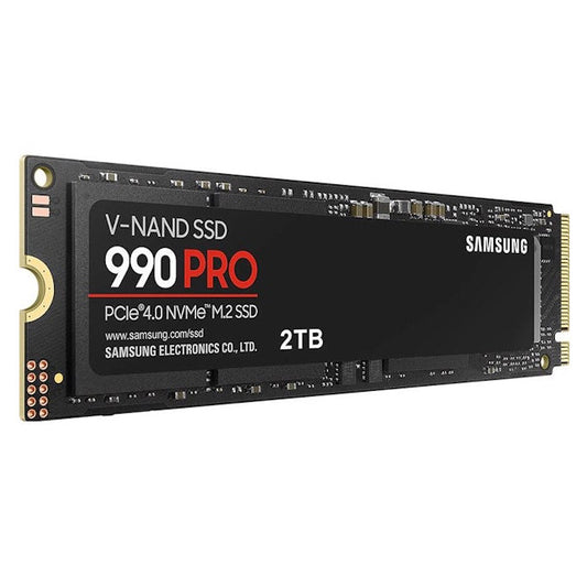 Samsung 2TB 990 PRO M.2 NVMe SSD, M.2 2280, PCIe 4.0, V-NAND, R/W 7450/6900MB/s
