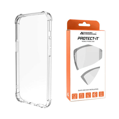 AA PROTECT-iT iPhone 16, 6.1 Inch Anti-Shock Case, Clear