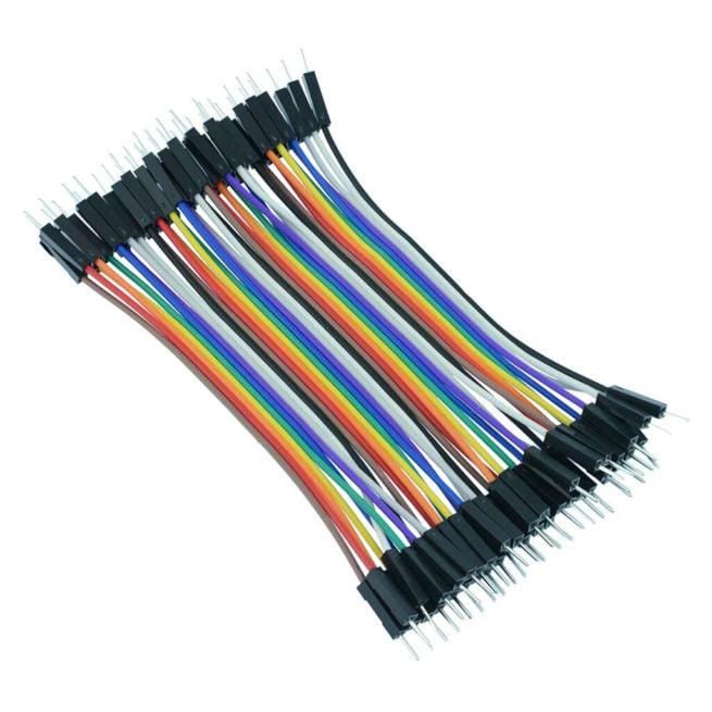 Male to Male 10cm Jumper Wire Connectors, 40 Pack