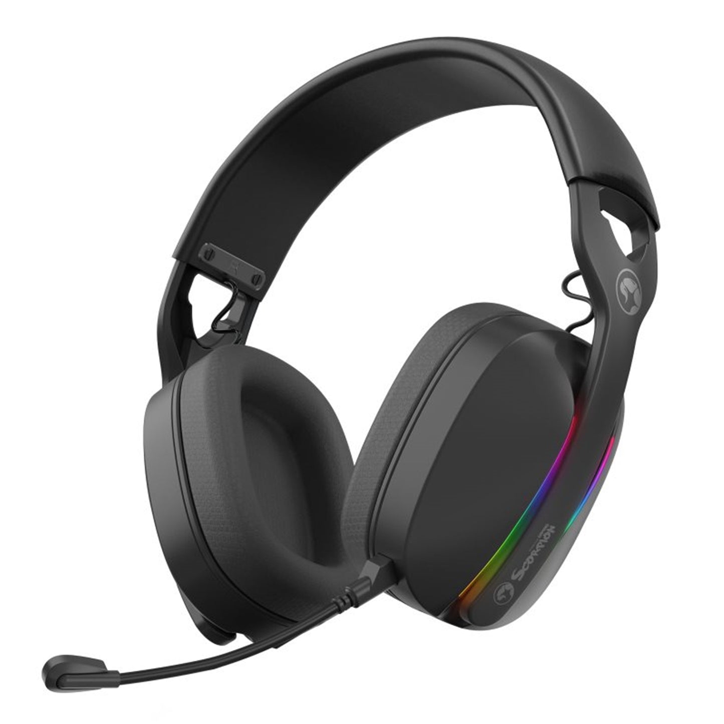 Marvo Scorpion Pulz 70W HG9086W RGB Gaming Wireless + Wired Headset, PC, Android, MAC, Playstation, Switch