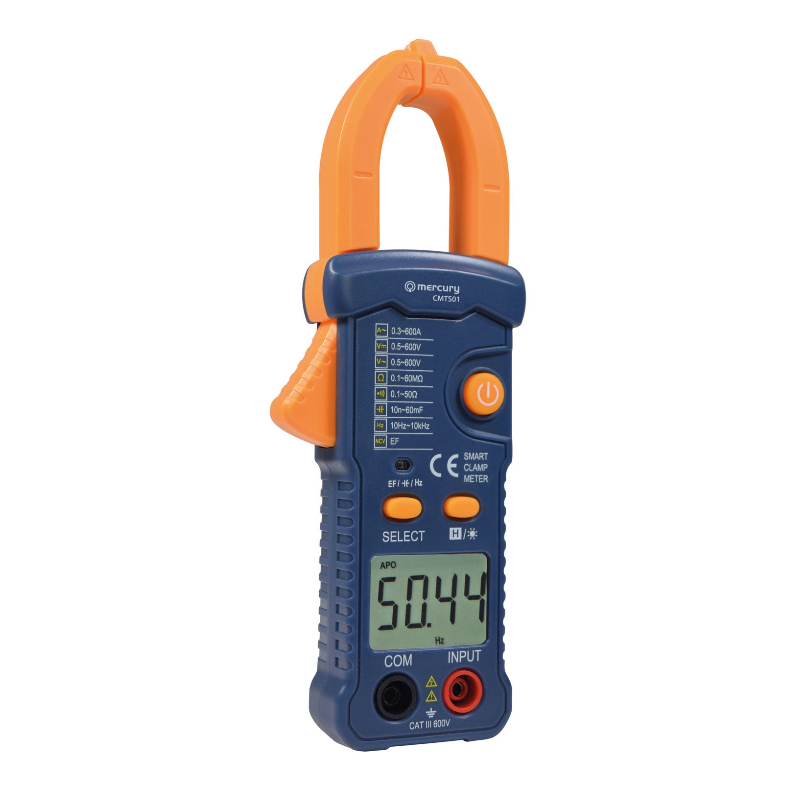 Mercury Digital Smart Clamp Multimeter Voltage Continuity Tester