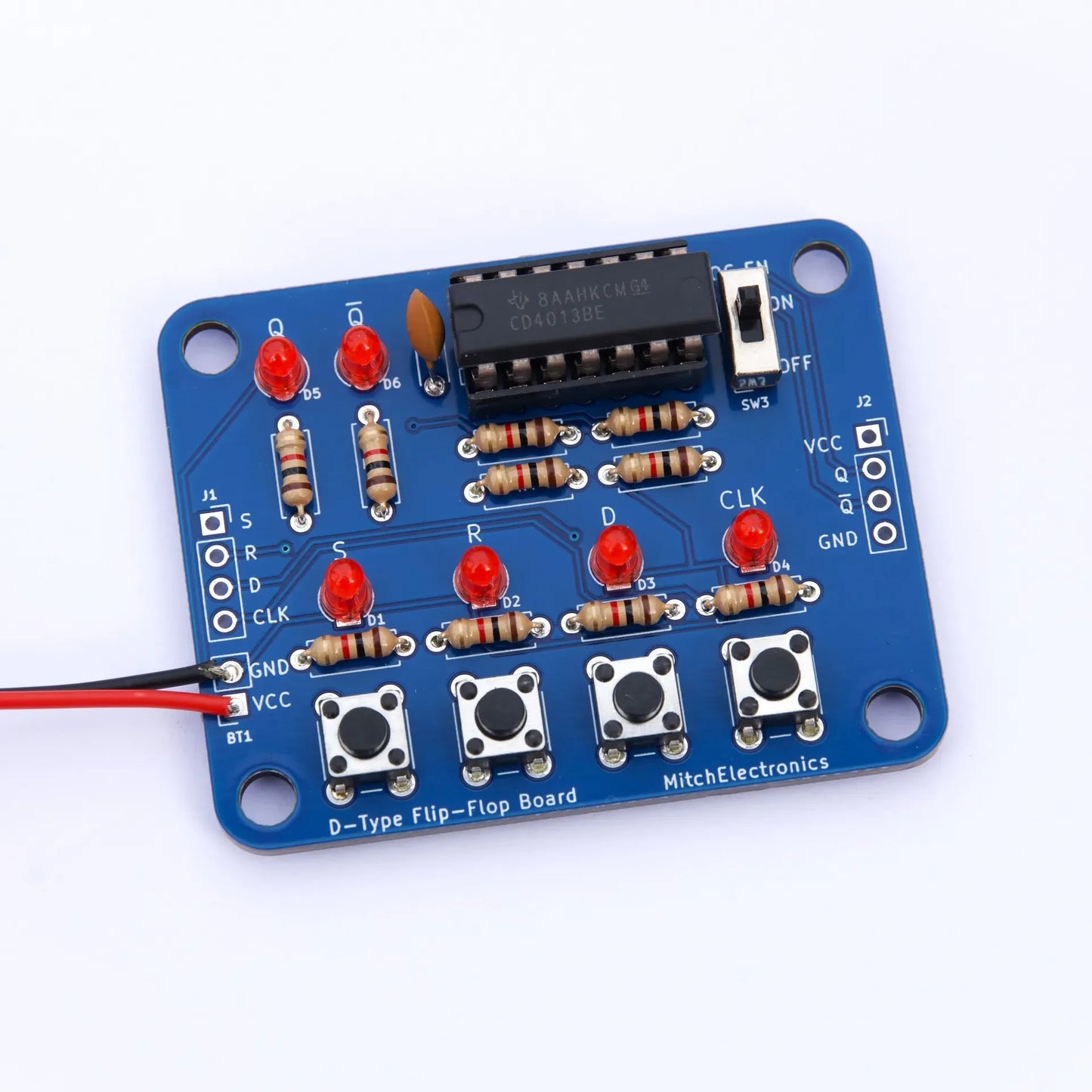 MitchElectronics 4013 D-Type Flp-Flop  Board