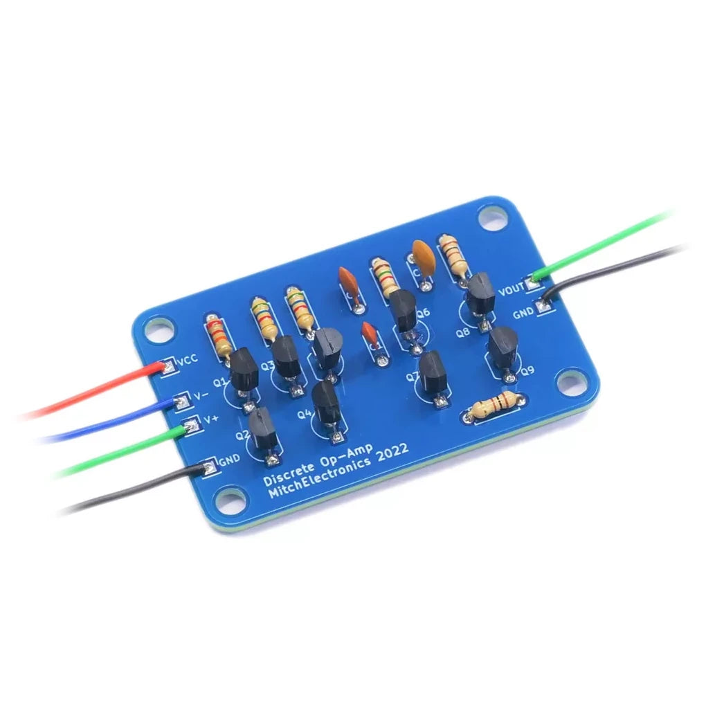 MitchElectronics Discrete Op-Amp Educational Electronic Building Kit